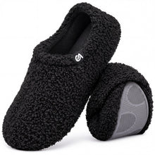 Women's Fuzzy Slippers Warm Comfy Memory Foam Non-slip House Shoes