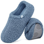 Women's Fuzzy Slippers Warm Comfy Memory Foam Non-slip House Shoes