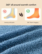 Women's Fuzzy Slippers Warm Comfy Memory Foam Non-slip House Shoes