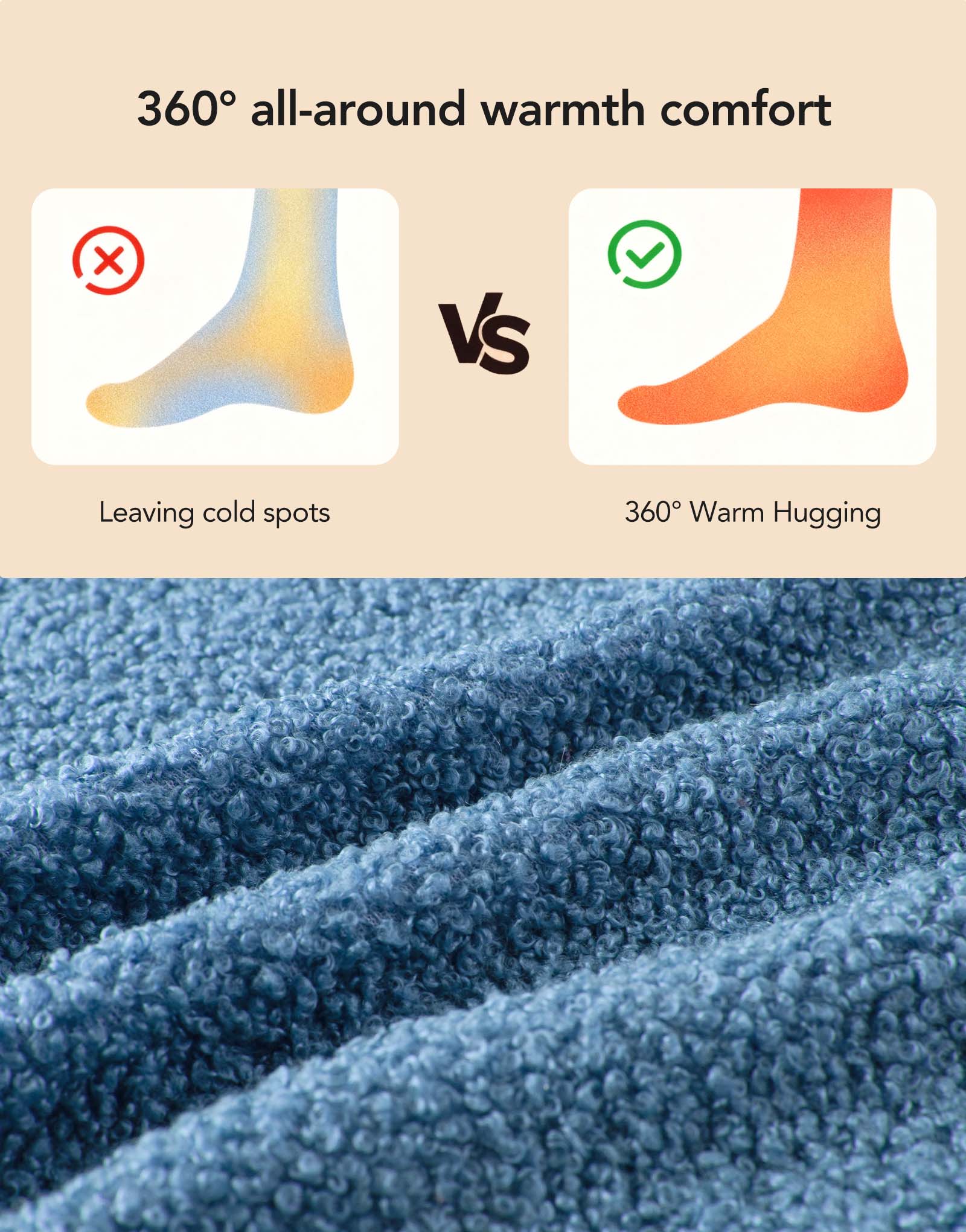 Women's Fuzzy Slippers Warm Comfy Memory Foam Non-slip House Shoes