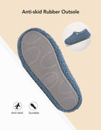 Women's Fuzzy Slippers Warm Comfy Memory Foam Non-slip House Shoes