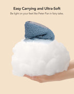 Women's Fuzzy Slippers Warm Comfy Memory Foam Non-slip House Shoes