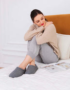 Women's Fuzzy Slippers Warm Comfy Memory Foam Non-slip House Shoes