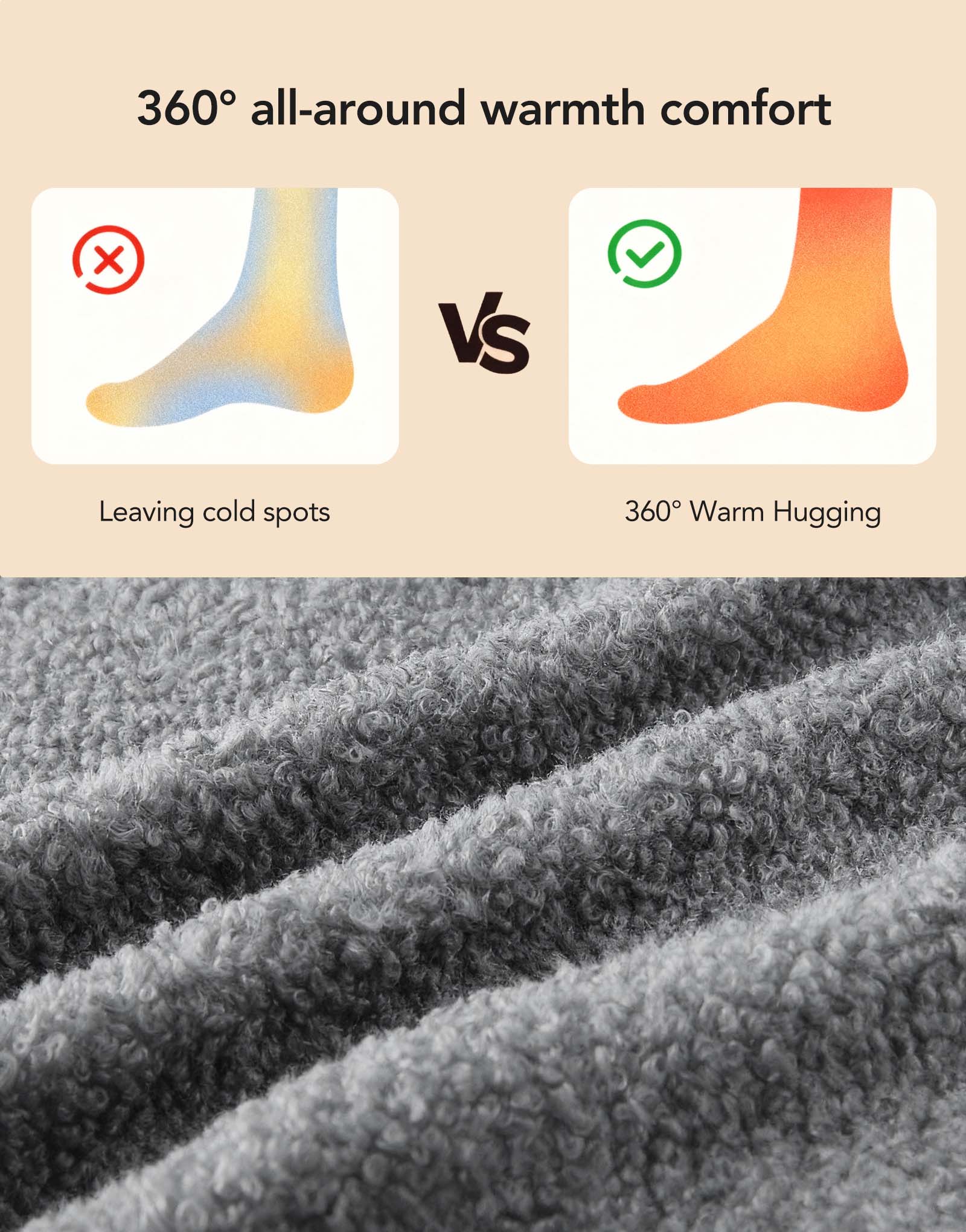 Women's Fuzzy Slippers Warm Comfy Memory Foam Non-slip House Shoes