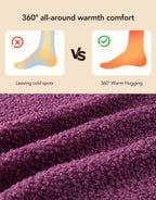 Women's Fuzzy Slippers Warm Comfy Memory Foam Non-slip House Shoes