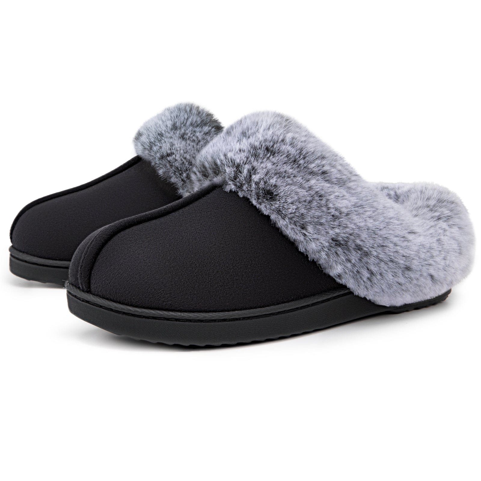 Women's Classic Suede Memory Foam Slippers