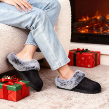 Women's Classic Suede Memory Foam Slippers