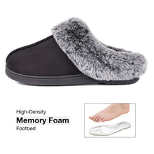 Women's Classic Suede Memory Foam Slippers