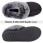 Women's Classic Suede Memory Foam Slippers
