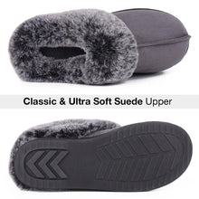 Women's Classic Suede Memory Foam Slippers