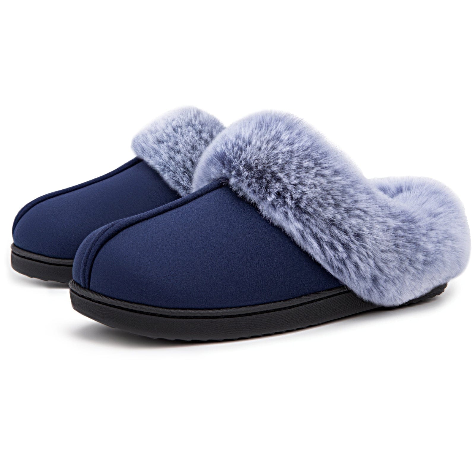 Women's Classic Suede Memory Foam Slippers