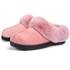 Women's Classic Suede Memory Foam Slippers