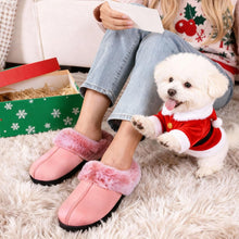 Women's Classic Suede Memory Foam Slippers