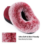 Women's Classic Suede Memory Foam Slippers