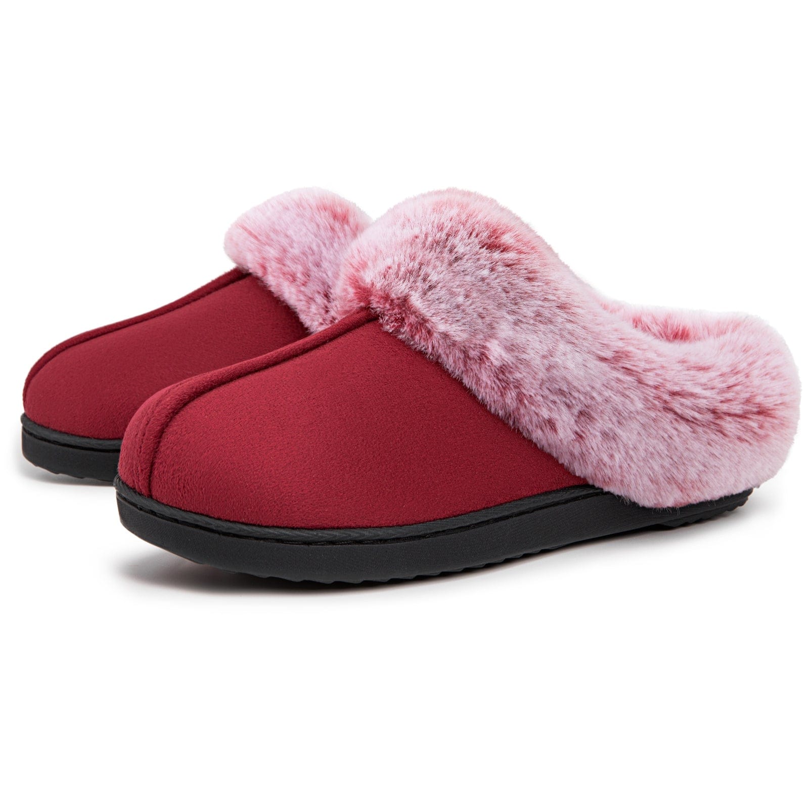 Women's Classic Suede Memory Foam Slippers