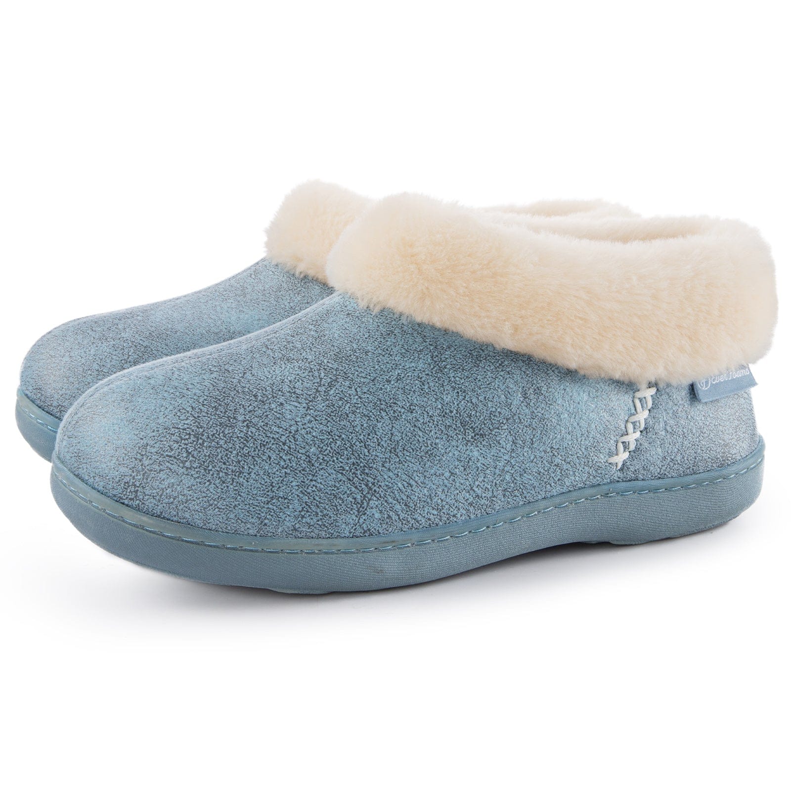 Women's Microsuede Fuzzy Plush Lined Slippers