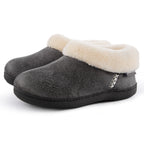 Women's Microsuede Fuzzy Plush Lined Slippers