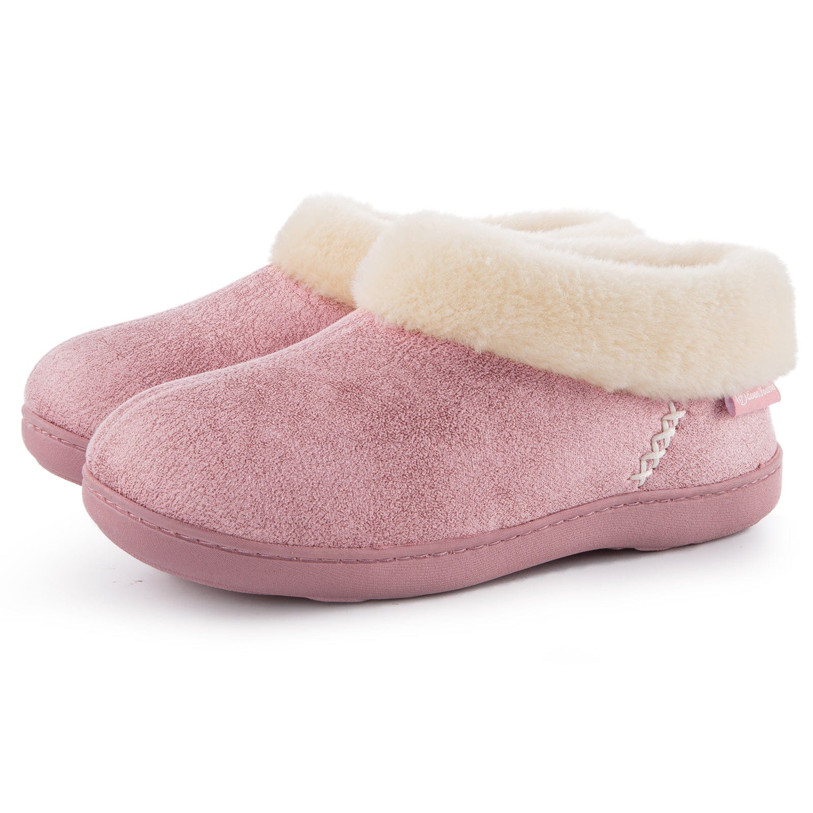 Women's Microsuede Fuzzy Plush Lined Slippers