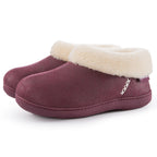 Women's Microsuede Fuzzy Plush Lined Slippers