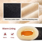 Women's Microsuede Fuzzy Plush Lined Slippers