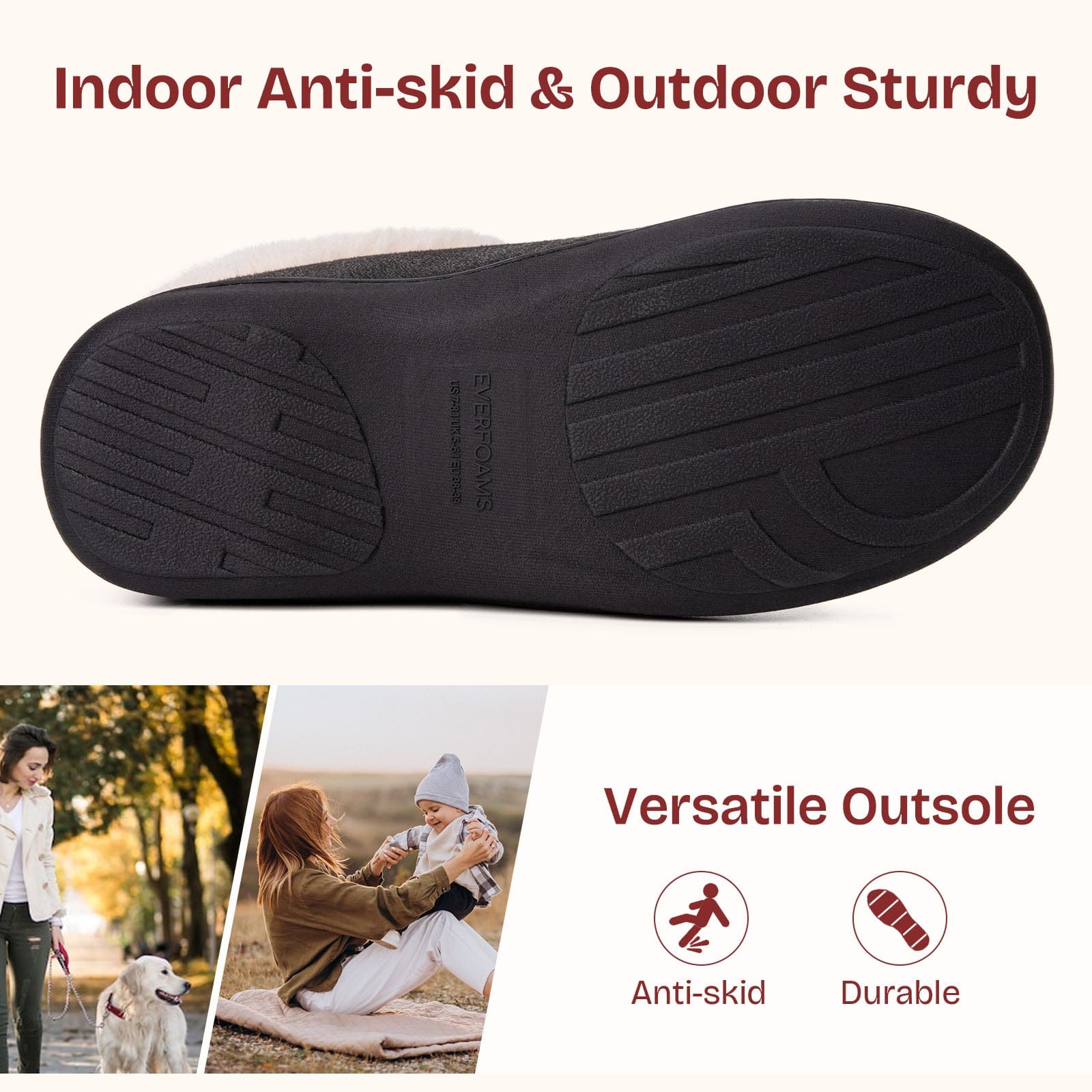 Women's Microsuede Fuzzy Plush Lined Slippers