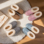 Women's Microsuede Fuzzy Plush Lined Slippers