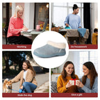 Women's Microsuede Fuzzy Plush Lined Slippers