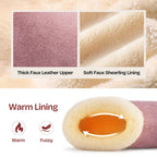 Women's Microsuede Fuzzy Plush Lined Slippers