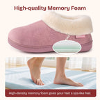 Women's Microsuede Fuzzy Plush Lined Slippers