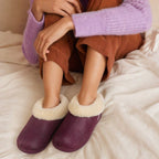 Women's Microsuede Fuzzy Plush Lined Slippers