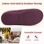 Women's Microsuede Fuzzy Plush Lined Slippers