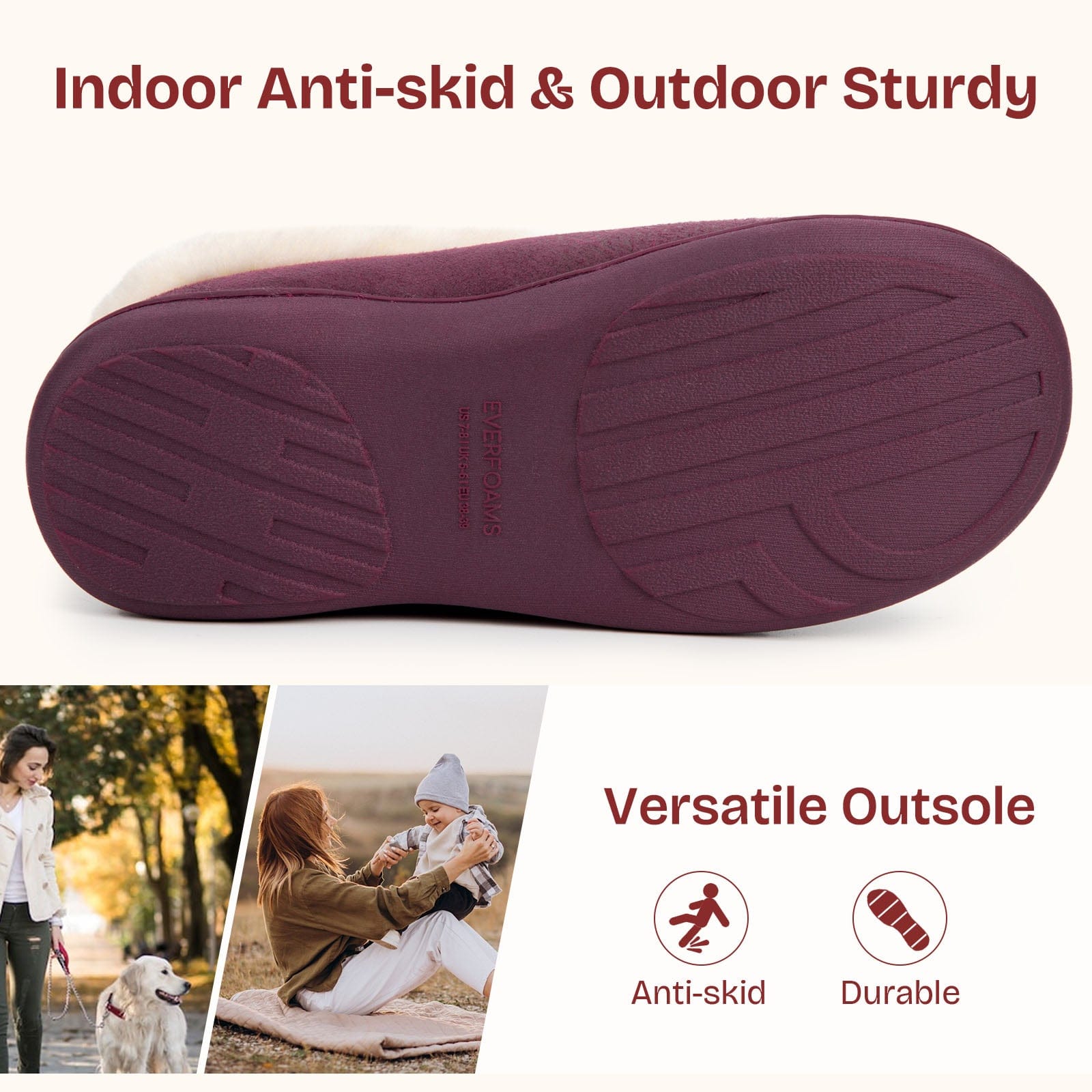 Women's Microsuede Fuzzy Plush Lined Slippers