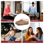 Women's Microsuede Fuzzy Plush Lined Slippers