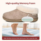 Women's Microsuede Fuzzy Plush Lined Slippers