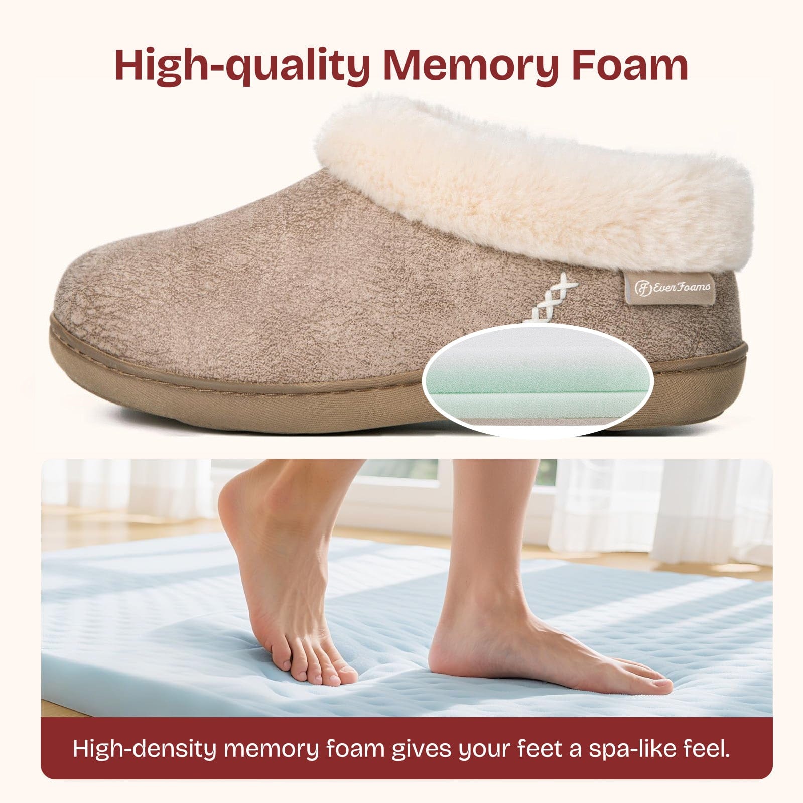 Women's Microsuede Fuzzy Plush Lined Slippers