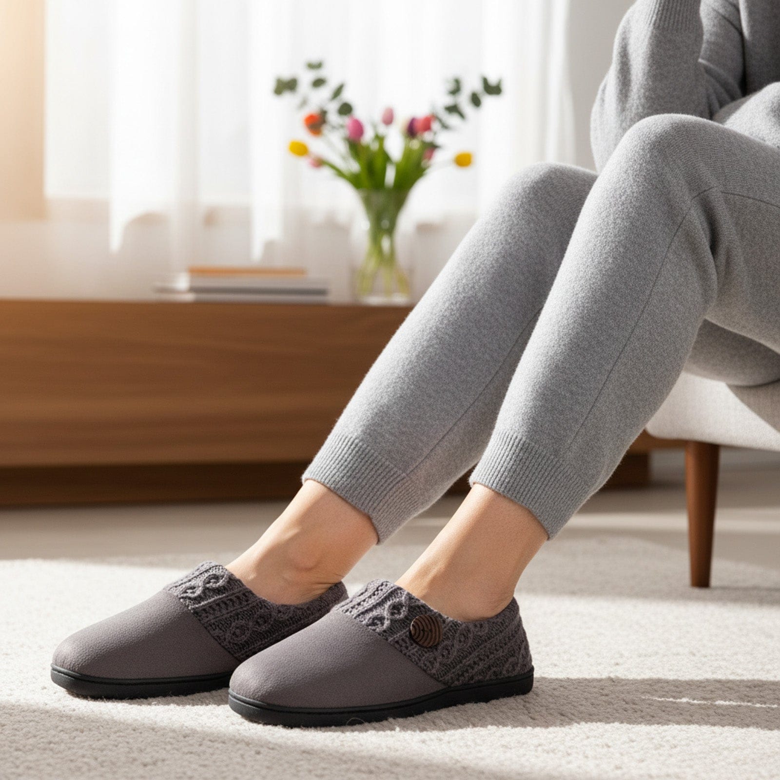 Women's Microsuede Slippers