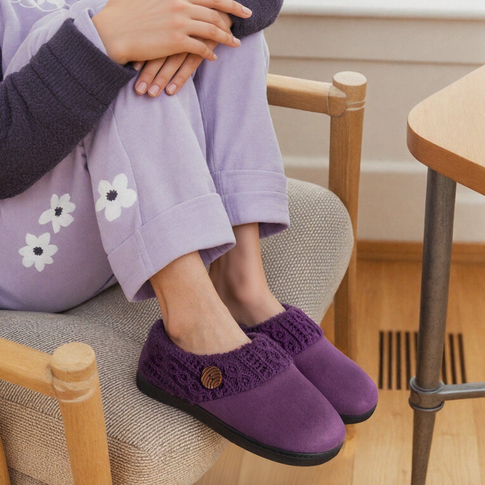 Women's Microsuede Slippers