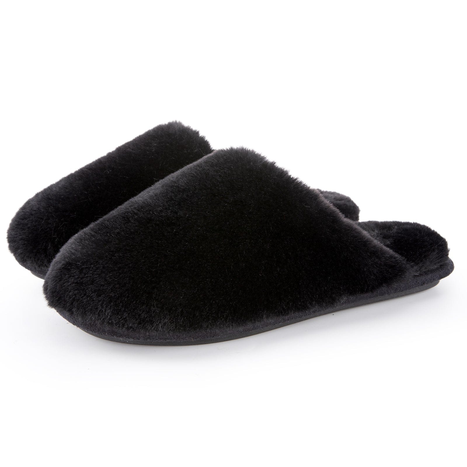 Women's Fluffy Memory Foam Slip On Slippers