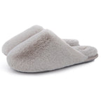 Women's Fluffy Memory Foam Slip On Slippers