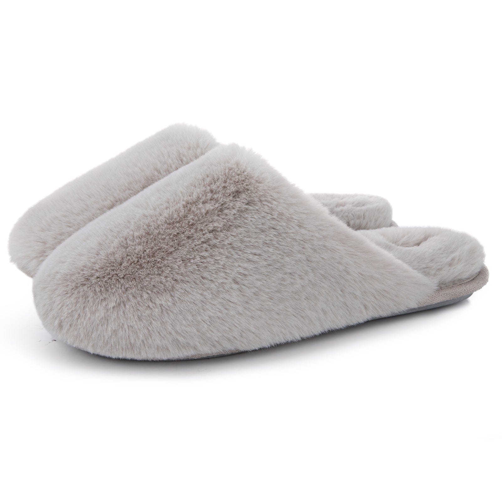 Women's Fluffy Memory Foam Slip On Slippers
