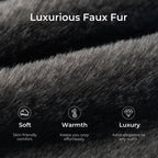 Women's Fluffy Memory Foam Slip On Slippers