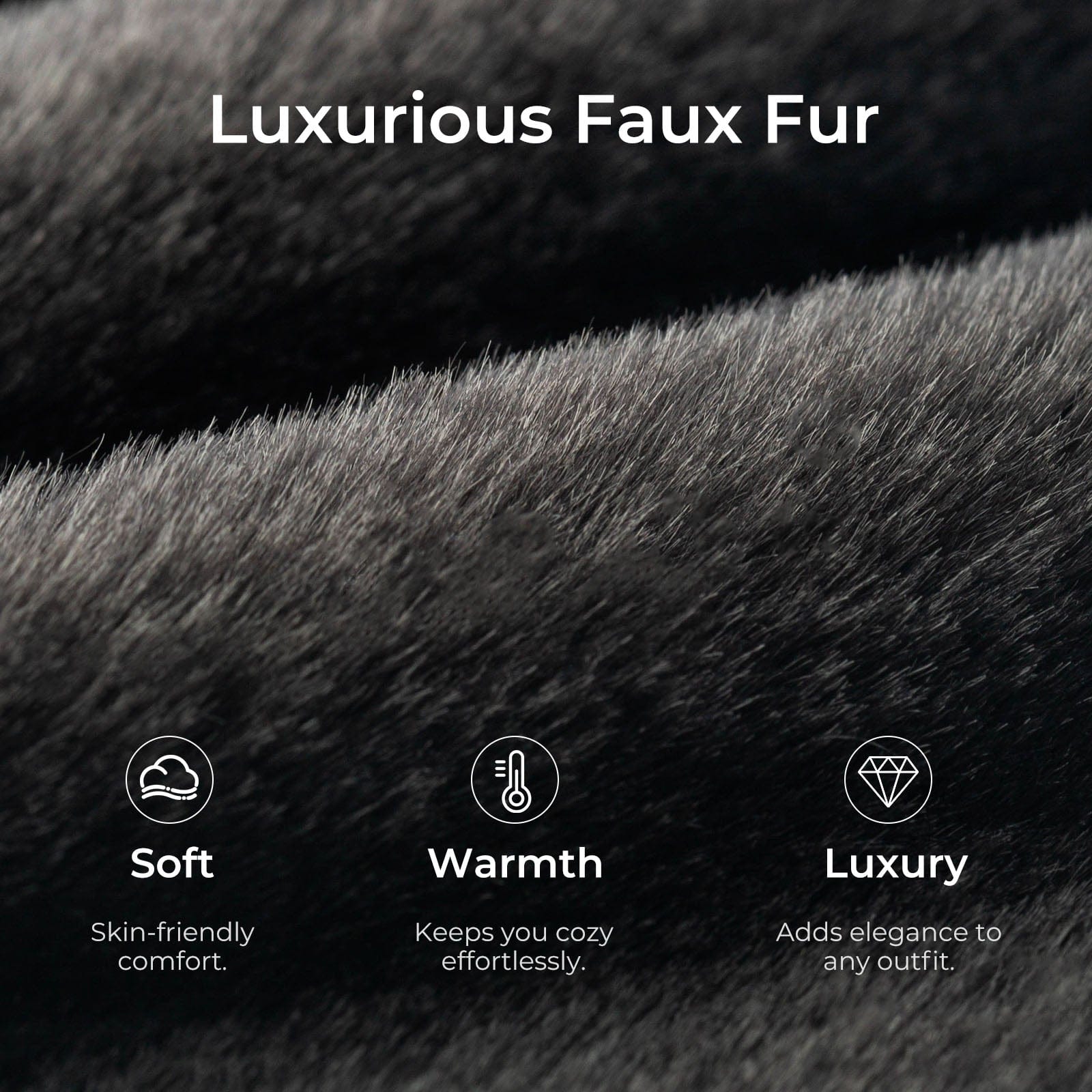 Women's Fluffy Memory Foam Slip On Slippers