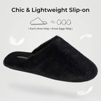 Women's Fluffy Memory Foam Slip On Slippers