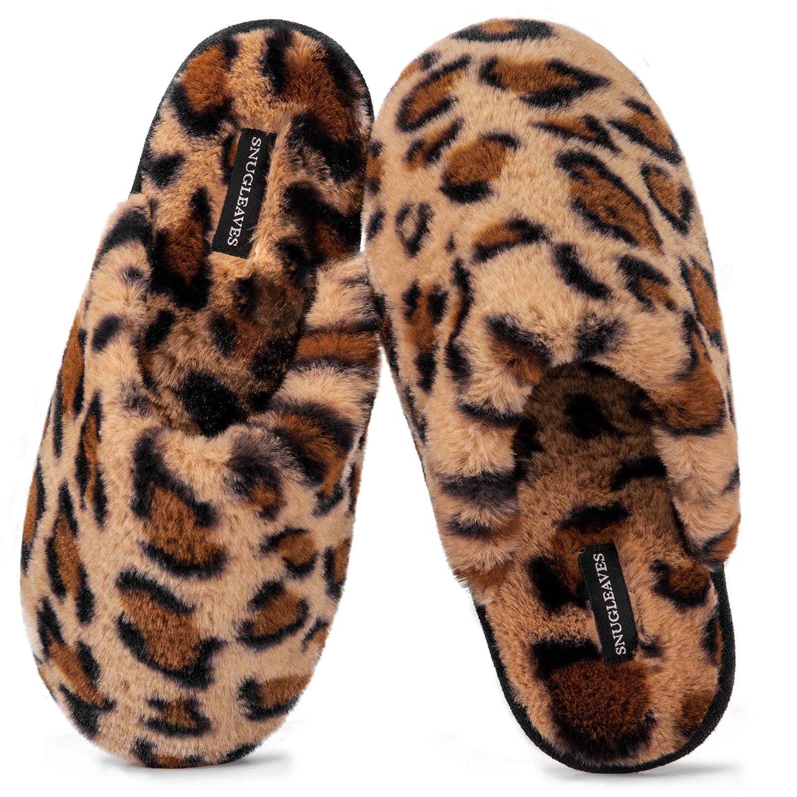Women's Fluffy Memory Foam Slip On Slippers
