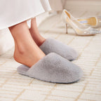 Women's Fluffy Memory Foam Slip On Slippers
