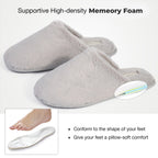 Women's Fluffy Memory Foam Slip On Slippers