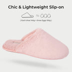 Women's Fluffy Memory Foam Slip On Slippers