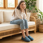 Women's Fuzzy Full Slippers