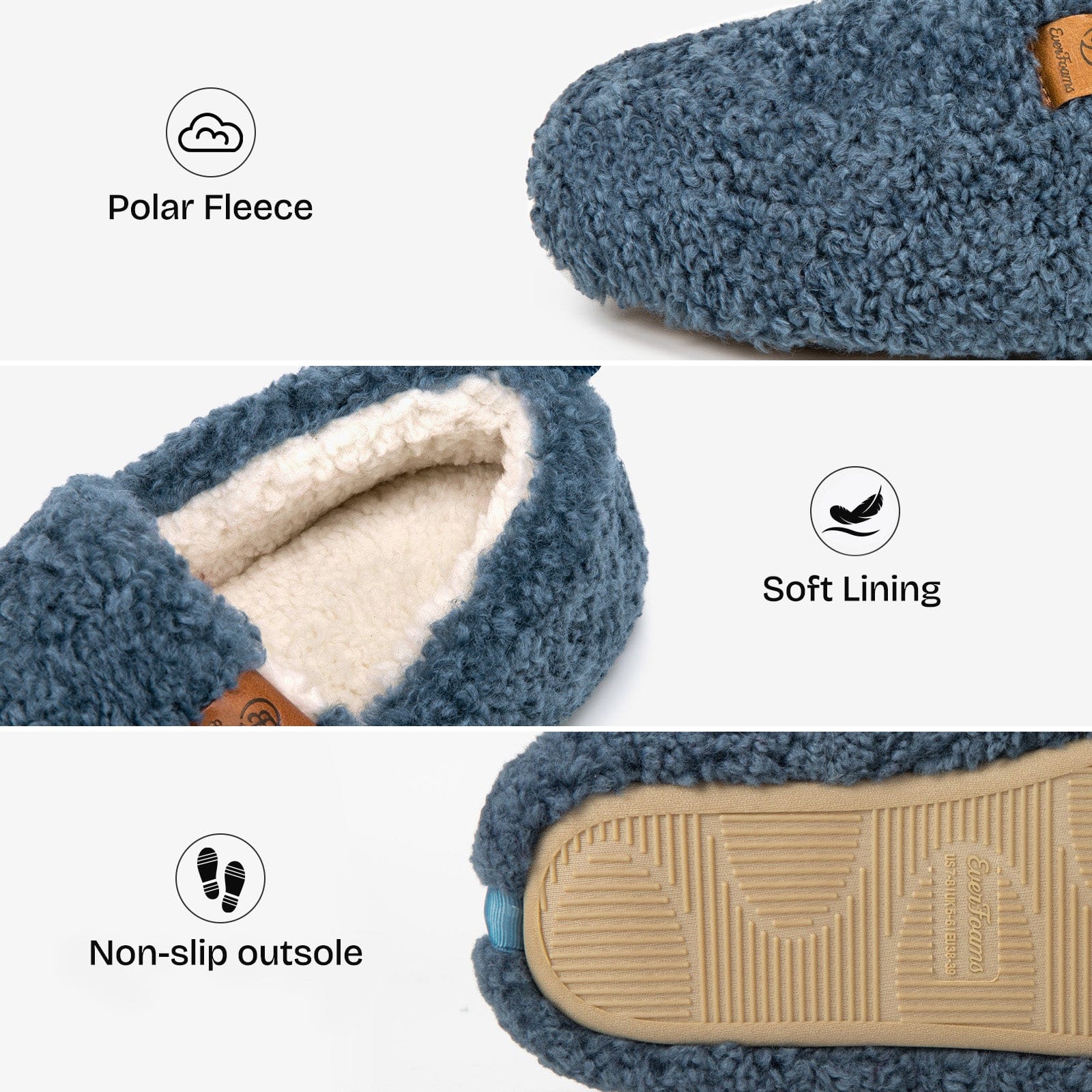 Women's Fuzzy Full Slippers