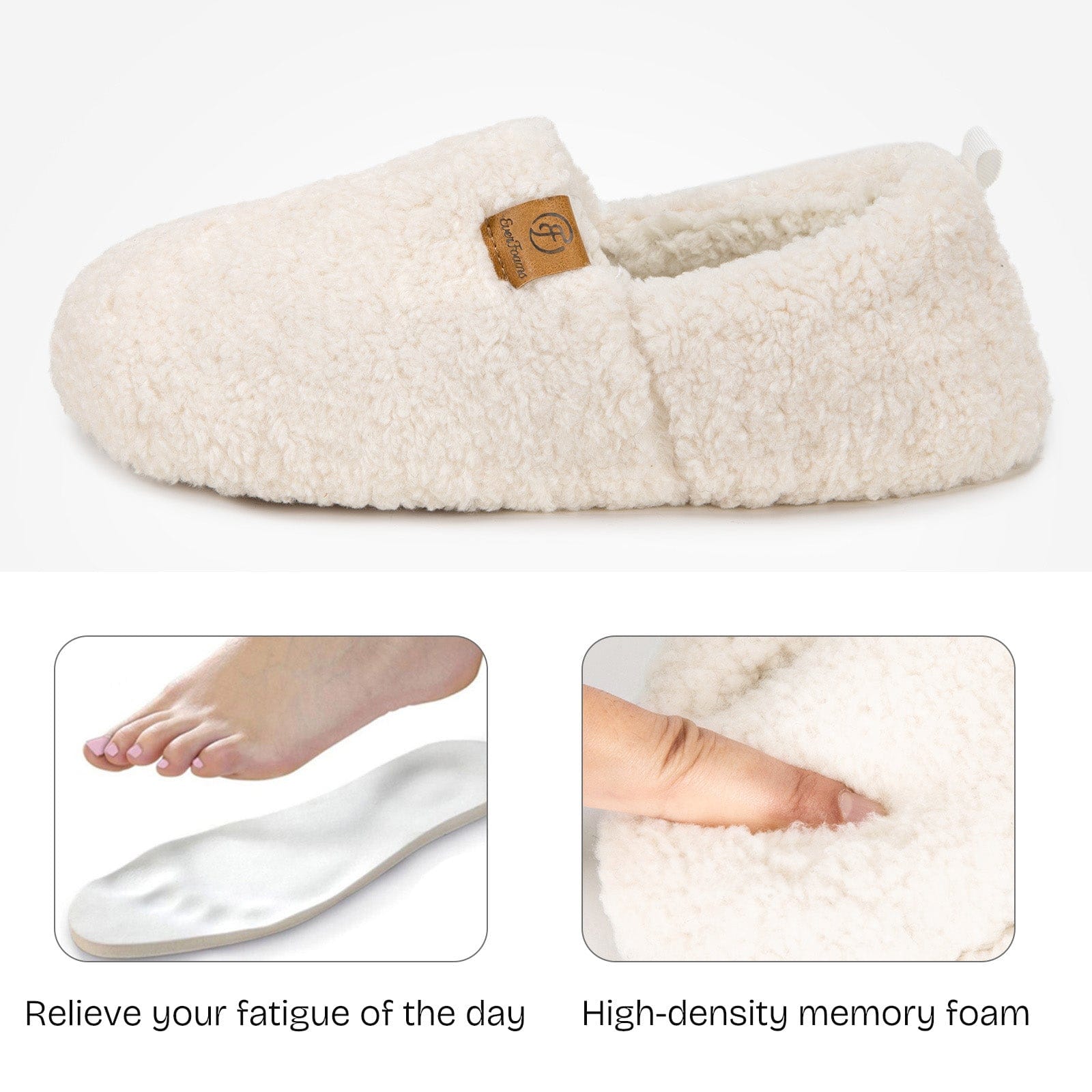 Women's Fuzzy Full Slippers
